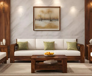 Solid Wood Sheesham 5 Seater Sofas
