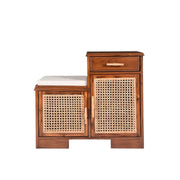Norvella Cane Solid Sheesham Wood Cabinet