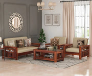 Zoko Solid Sheesham Wood Sofa Set