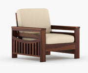 Zoko Solid Sheesham Wood Sofa Set