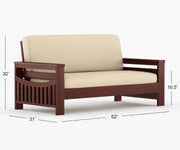 Zoko Solid Sheesham Wood Sofa Set