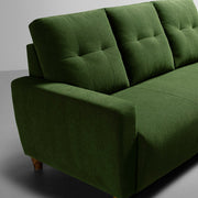 Sofa Yolo - Wooden Fabric Sofa Set (Fabric, Avocado Green)