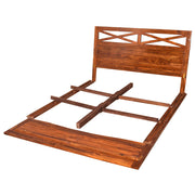 Krrish Classic Solid Sheesham Wood Bed (Non-Storage)