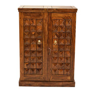 Diamond Design Solid Sheesham Wood Home Bar Cabinet