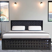 Diamond Solid Sheesham Wood Storage Bed