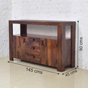 Sheesham Louis Solid Wood Sideboard