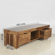 Ritz Solid Sheesham Wood TV Unit