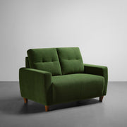 Sofa Yolo - Wooden Fabric Sofa Set (Fabric, Avocado Green)