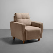 Sofa Yolo  Fabric Sofa Set (Fabric, Coco Brown)